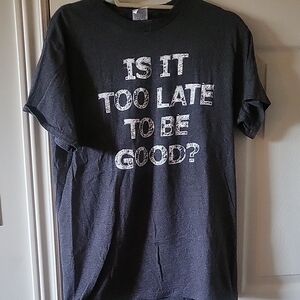 Womens Black Graphic T-Shirt